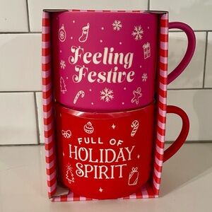 New! Set of Holiday Mugs